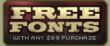 Free Bonus Fonts!