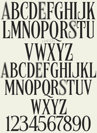 Letterhead Fonts / LHF Blue Ridge / Vintage Fonts