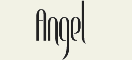 LHF Angel - Thin condensed font