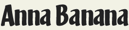 LHF Anna Banana - Hand letter style font