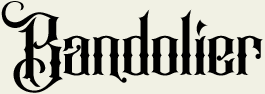 LHF Bandolier - Decorative western font