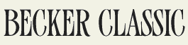 LHF Becker Classic - 1930s style serif thin font