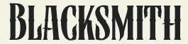 LHF Blacksmith - Condensed western font