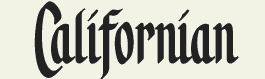 LHF Californian - Calligraphic font