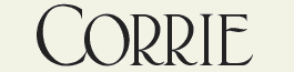 LHF Corrie - Early 1900s walter corrie style font