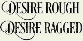 LHF Desire - Rough elegant victorian style font