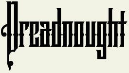 LHF Dreadnought - Sanborn Map Company style font