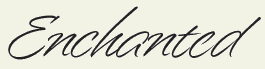 LHF Enchanted - Hand drawn sript style font