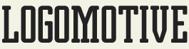 LHF Logomotive - Condensed bold serif font