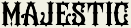 LHF Majestic - Gothic western style font