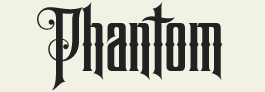 LHF Phantom - Condensed gothic style font