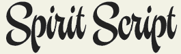 LHF Spirit Script - Hand brushed style font