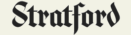 LHF Stratford - Condensed gothic style font