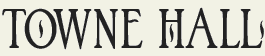 LHF Townehall - Condensed early 1900s style font