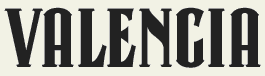 LHF Valencia - Condensed bold vintage style font