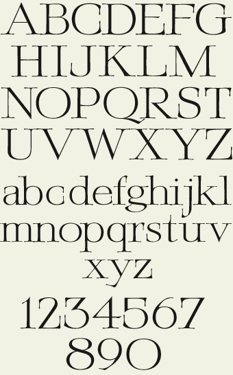 Letterhead Fonts / LHF Fineline Roman / Rob Cooper Fonts