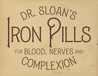 Iron Pills Poster Design using LHF Ginger Ale