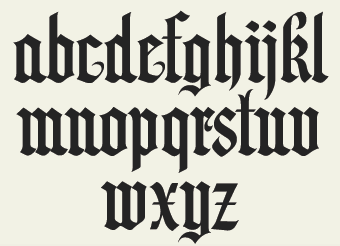 Letterhead Fonts / LHF Hindlewood / Old English Fonts