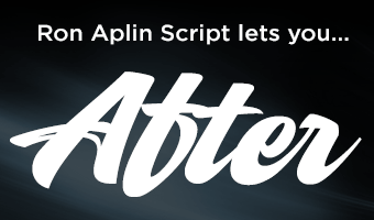 Ron Aplin Script Animation Showing Variations