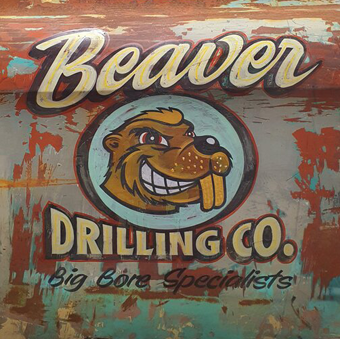 LHF Ron Aplin Script - Big Beavers Hand Painted Sign