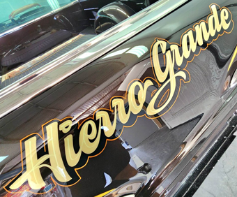 LHF Ron Aplin Script - Hand Panted Hierro Grande