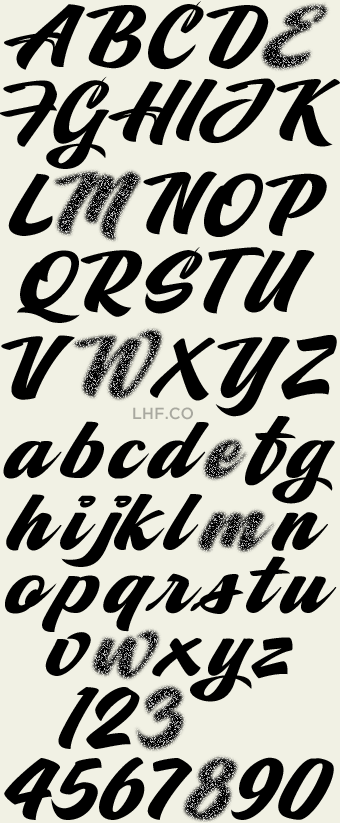 Vintage Race Car Script - Ron Aplin Script Regular