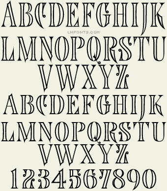 Letterhead Fonts / LHF Royal Crimson / Decorative Fonts