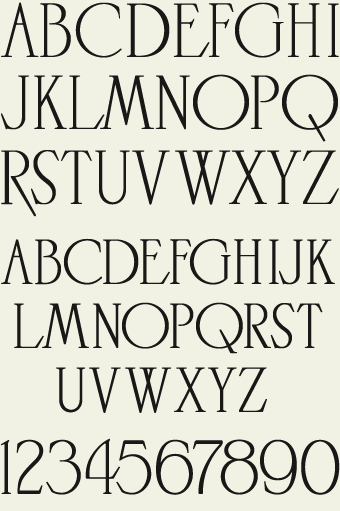 Letterhead Fonts / LHF Stetson / Roman Fonts