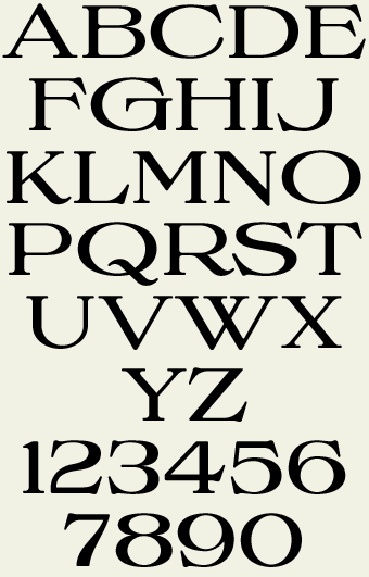 Letterhead Fonts / LHF Triumph / Extended Roman Fonts