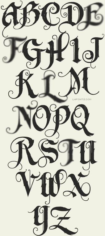 old english font letters free download