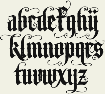Letterhead Fonts / LHF Unlovable / Old English fonts