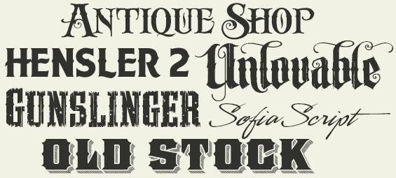 LHF Chuck Davis Font Package - Best Selling, hand-created fonts for the professional artist.