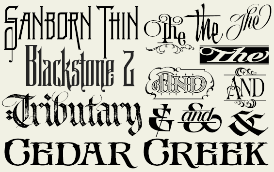 LHF David Parr Font Package - Best Selling, hand-created fonts for the professional artist.