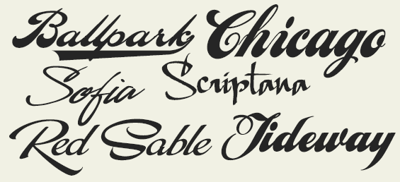 LHF Script Package 1 - Our most popular hand drawn script fonts.