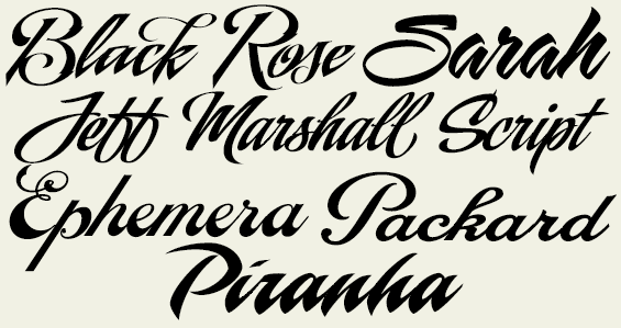 LHF Script Package 2 - Our most popular hand drawn script fonts